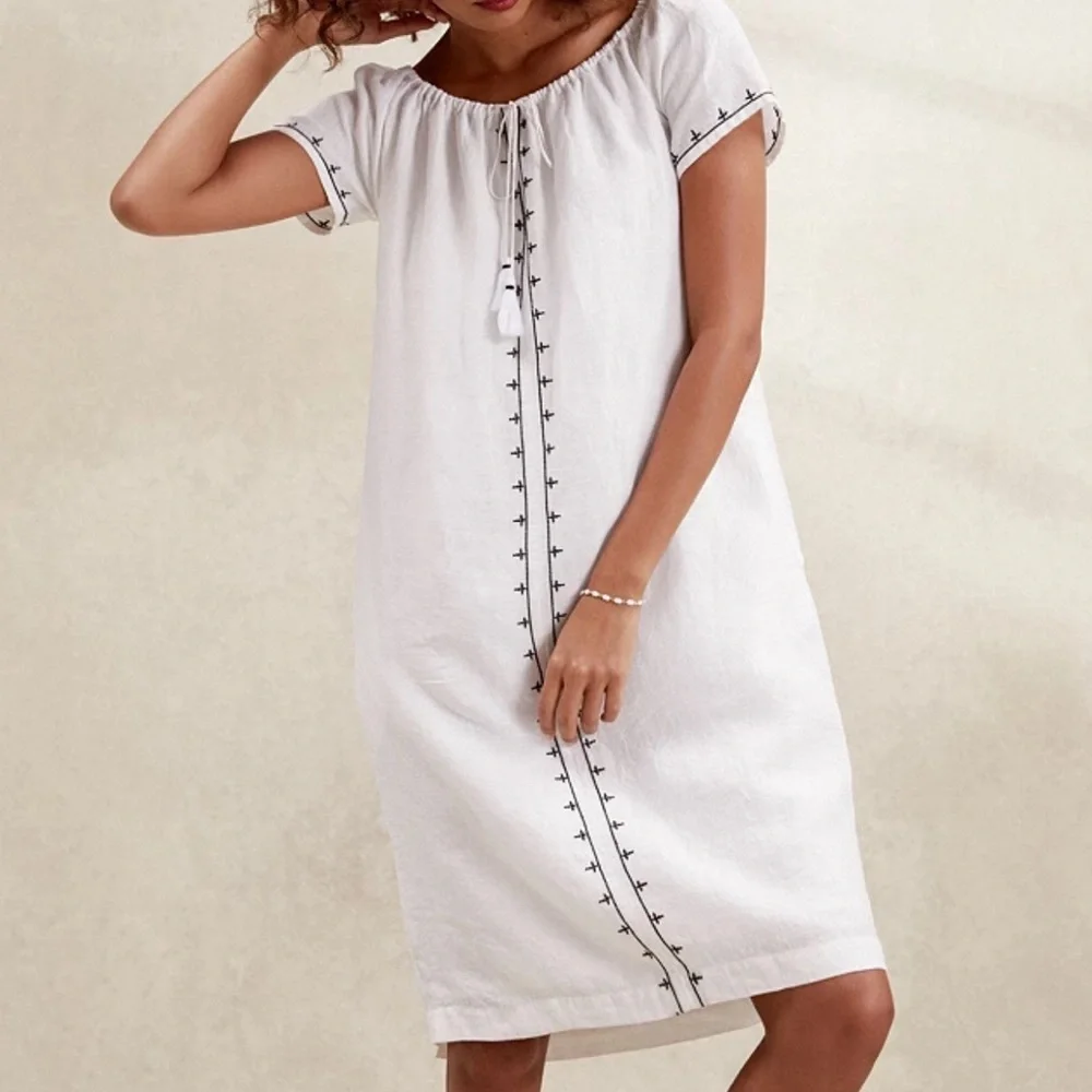 linen dress white company Linen Shift Dress | Clothing Sale